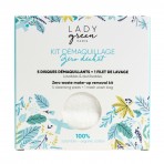 Kit démaquillage Zéro déchet - 5 Disques démaquillants + 1 filet de lavage