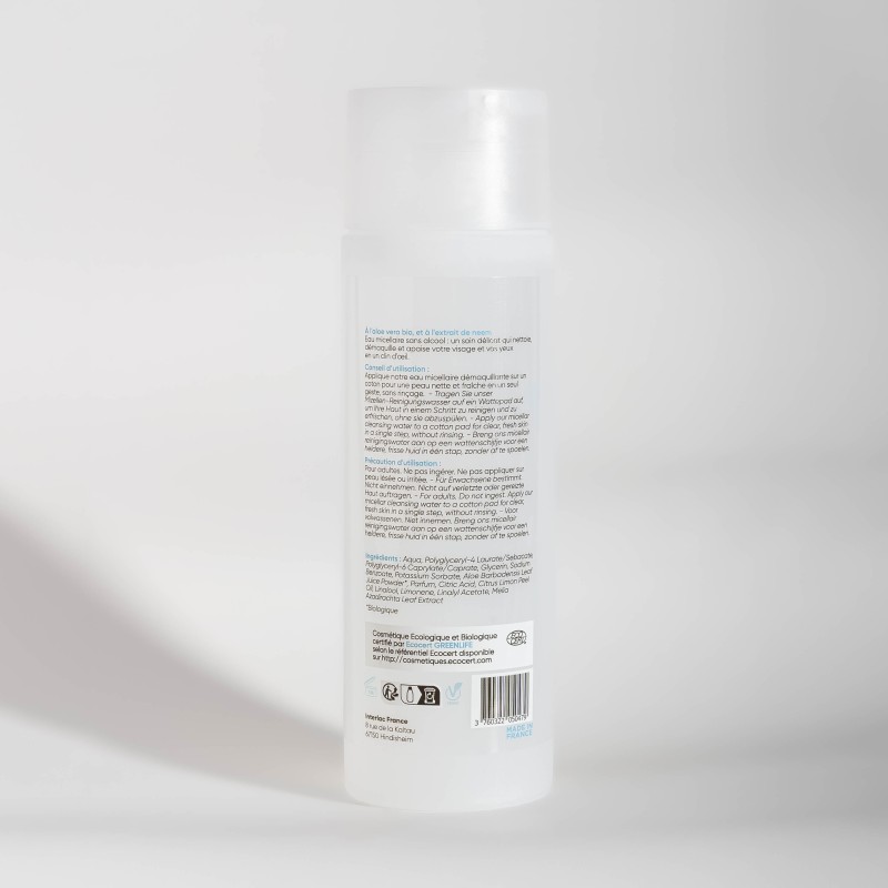 Eau Micellaire Démaquillante Bio Visage et Yeux - Lady Green