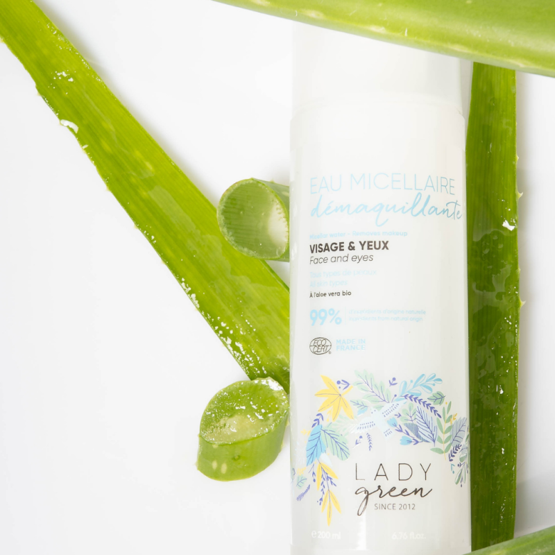Eau Micellaire Démaquillante Bio Visage et Yeux - Lady Green