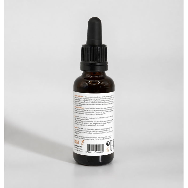Gouttes auto-bronzantes visage et cou