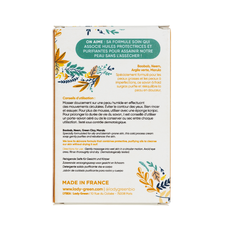 Savon Purifiant Bio - Lady Green