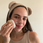 Eponge Konjac 100% Naturelle Éclats de Noix – Visage - Lady Green