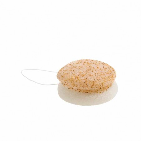 Eponge Konjac 100% Naturelle Éclats de Noix – Visage - Lady Green Eponge Konjac 100% Naturelle Éclats de Noix – Visage - Lady Green
