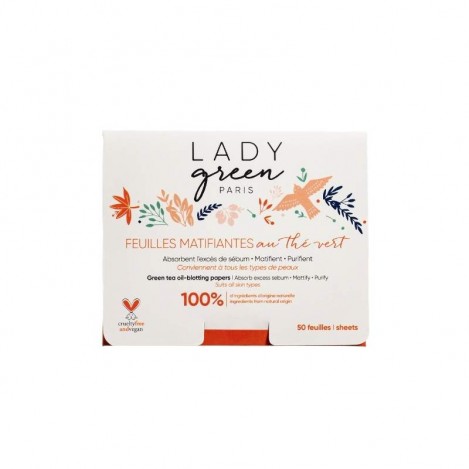 Green tea oil blotting papers