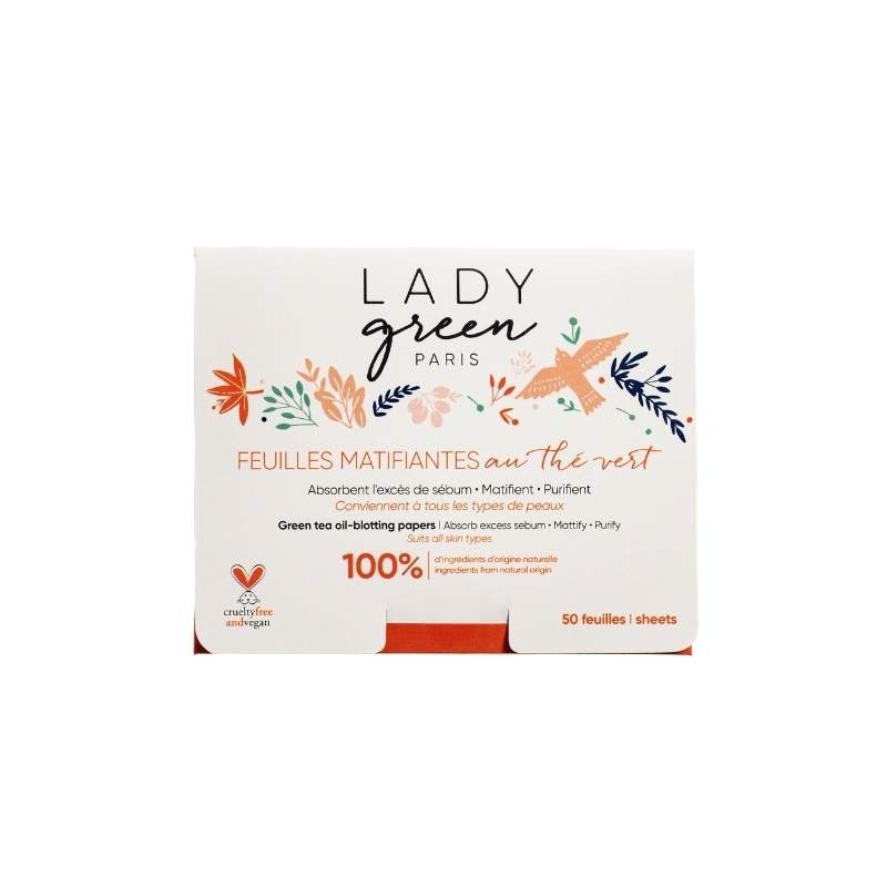 Green tea oil blotting papers