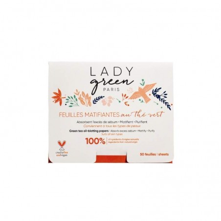 Green tea oil blotting papers