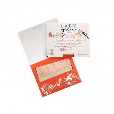 Green tea oil blotting papers