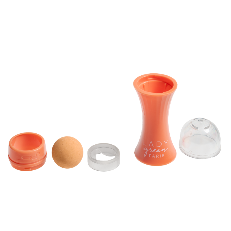 Oil-absorbing face roller - Volcanic Stone